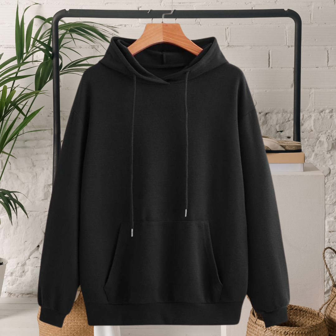 Black Oversized Hoodie