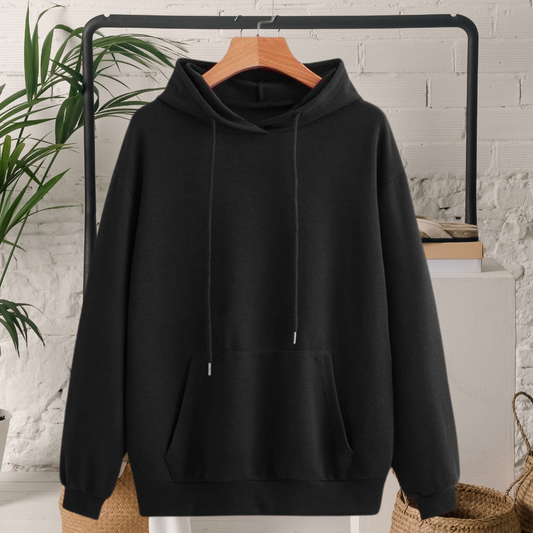 Black Oversized Hoodie