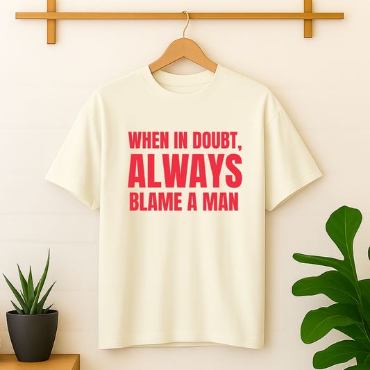 Blame a Man Oversized T-shirt