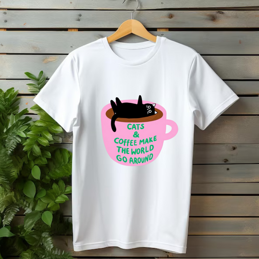Cats & Coffee T-shirt