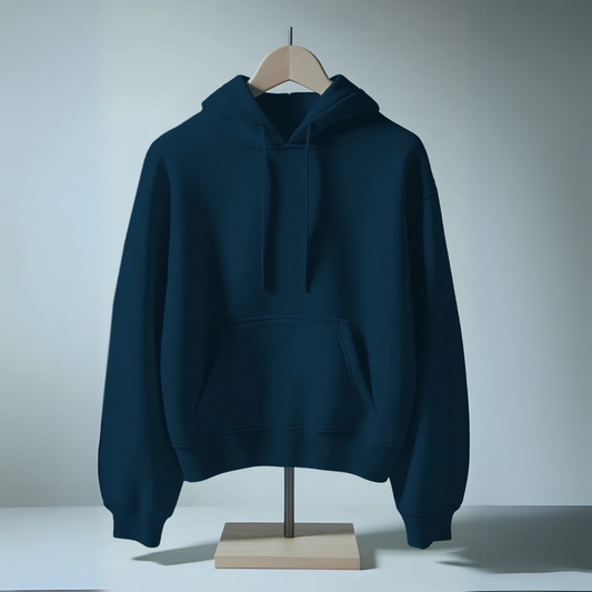 Navy Blue Oversized Hoodie