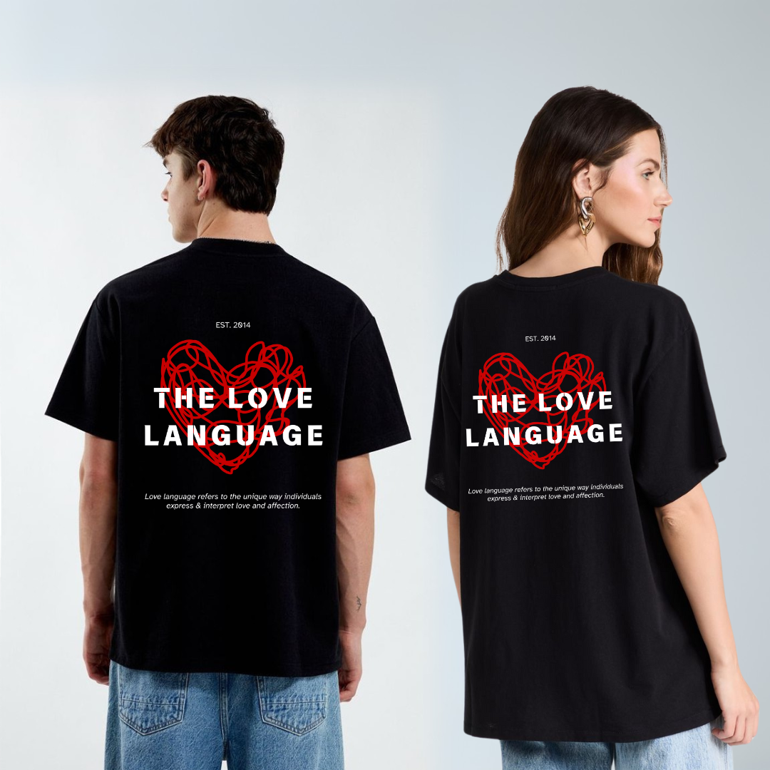 The Love Language Oversized T-shirt