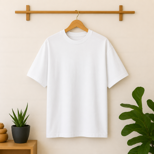 White Oversized Tee