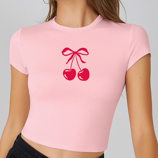 Cherry Baby Tee
