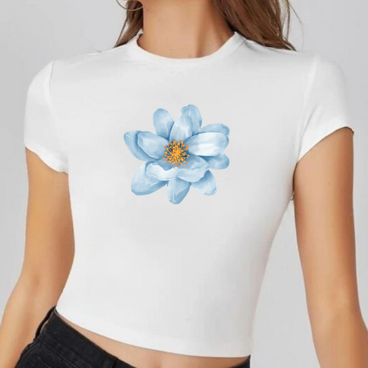 Flower Baby Tee
